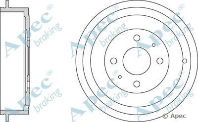 APEC BRAKING drm9157 -  Тормозной барабан